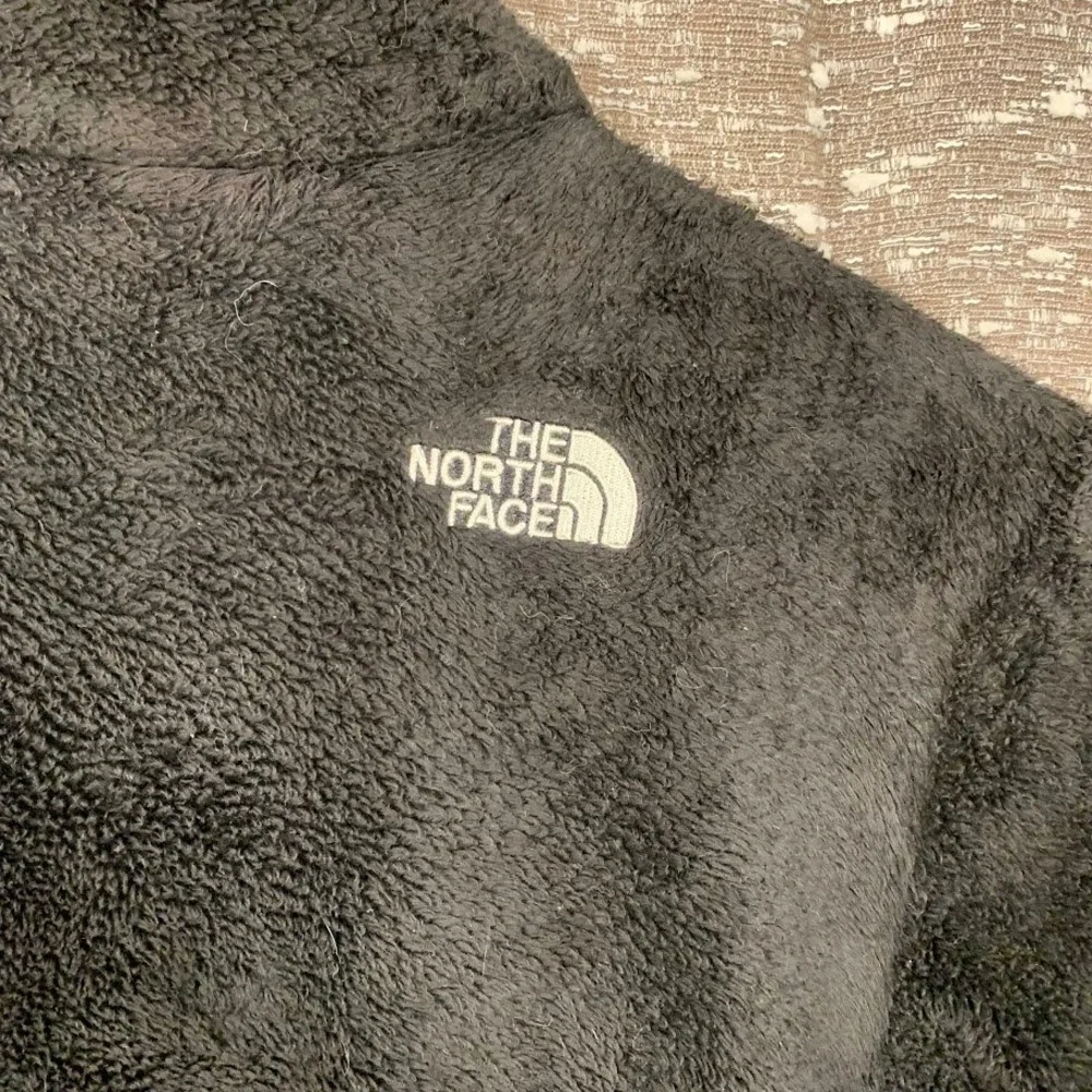 The North Face Osito Fleece Jacket Black Full Zip High Pile Fuzzy Medium